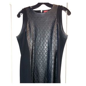 Leather dress